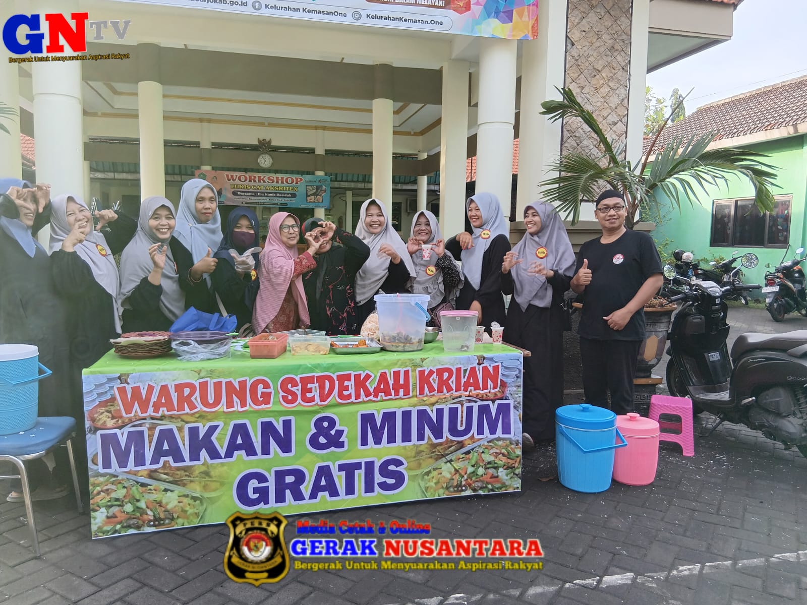 Sarapan Pagi Gratis Diwarung sedekah Krian