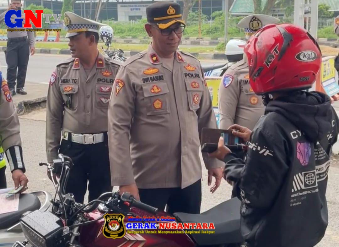 Polres Pelabuhan Tanjung Perak Gelar Razia Kendaraan Cegah Curanmor