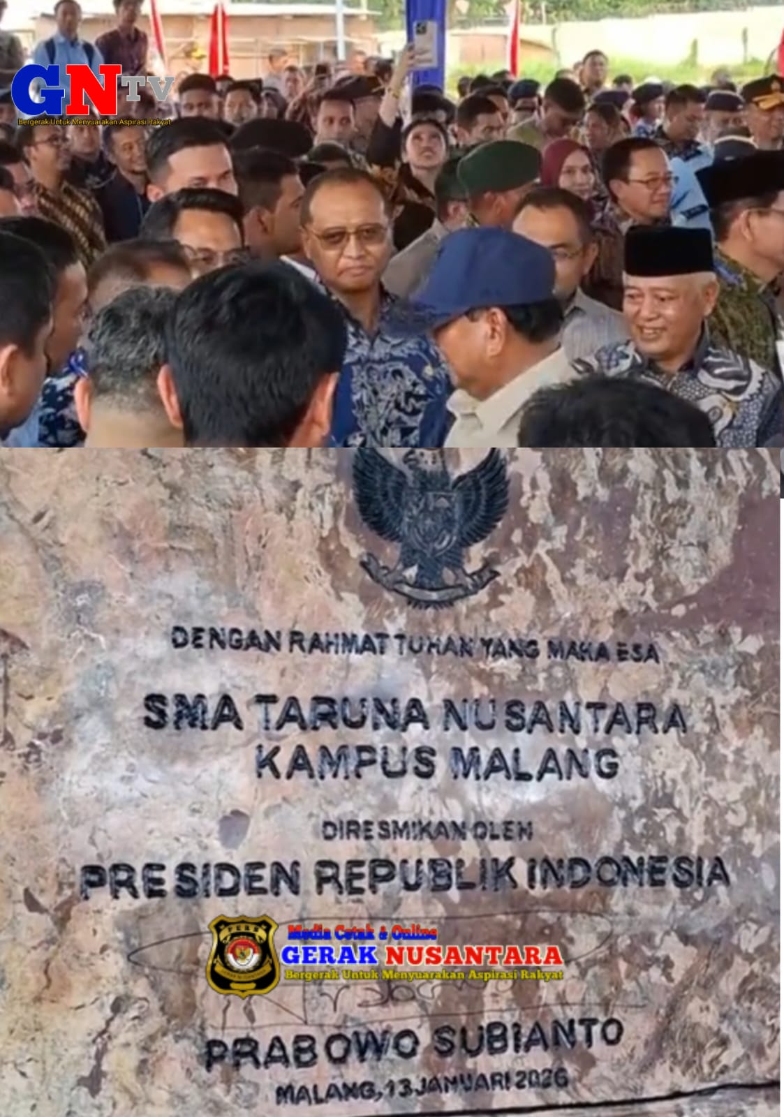 Presiden Prabowo Resmikan SMA Taruna Nusantara, Lahirkan Pemimpin Masa Depan!"