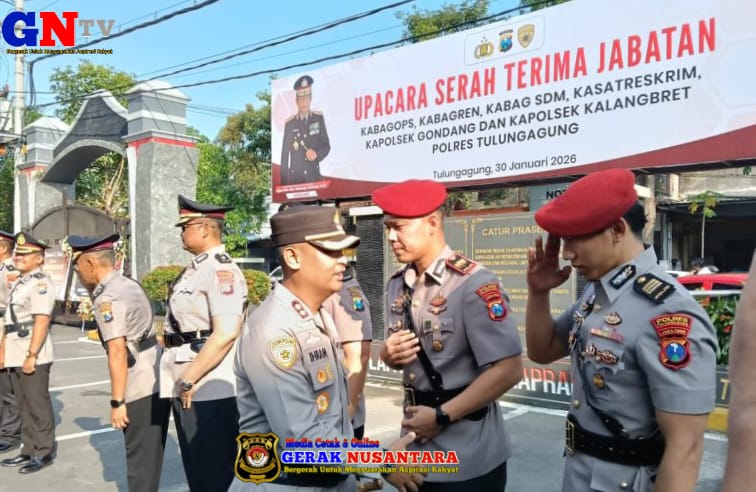Penyegaran Organisasi, Kapolres Tulungagung Lantik Sejumlah PJU dan Kapolsek Baru