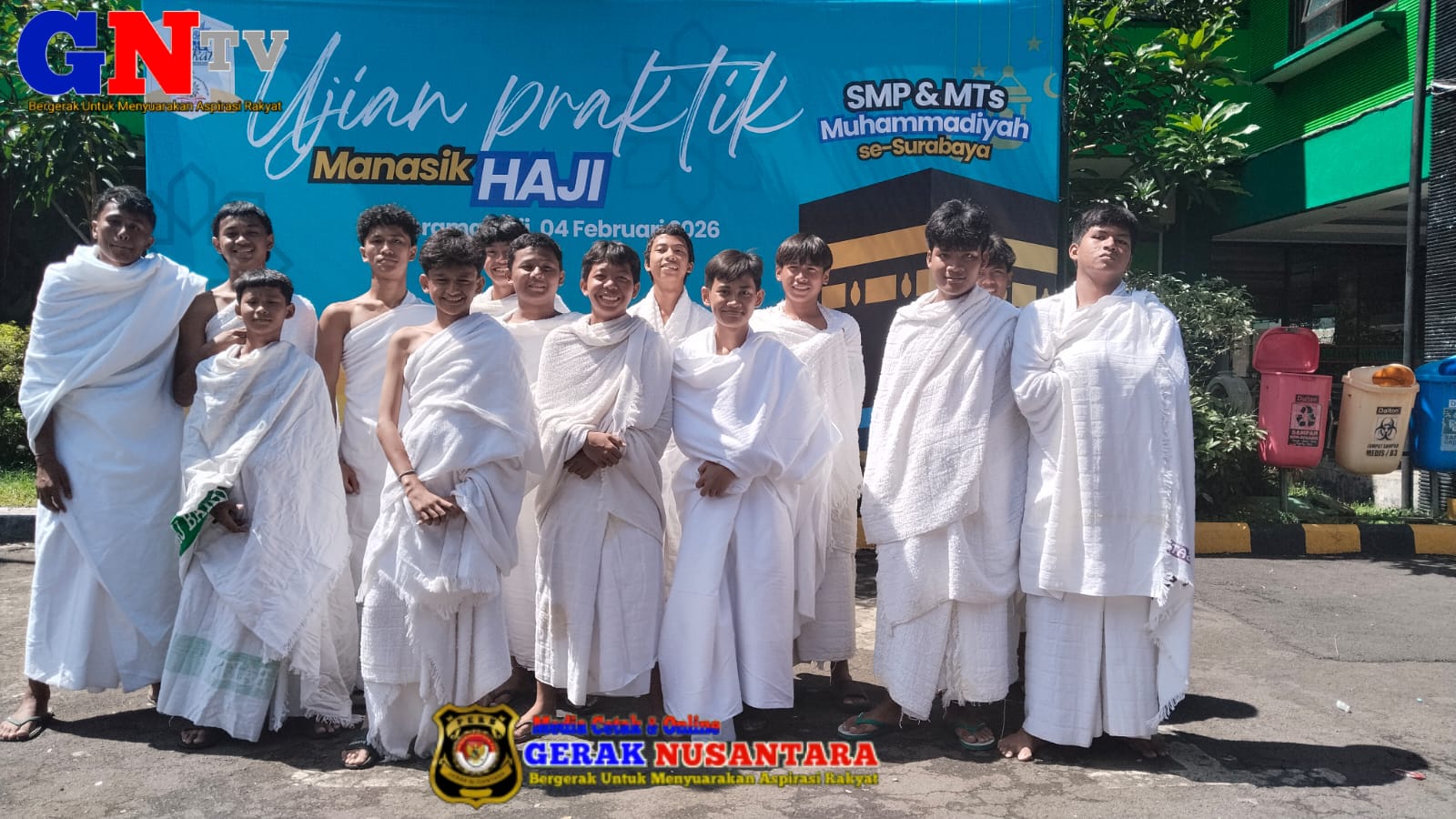 Foskam Surabaya Selenggarakan Ujian Manasik Haji, Siswa Spemsa Ikuti Praktik Ibadah dengan Tertib dan Khusyuk