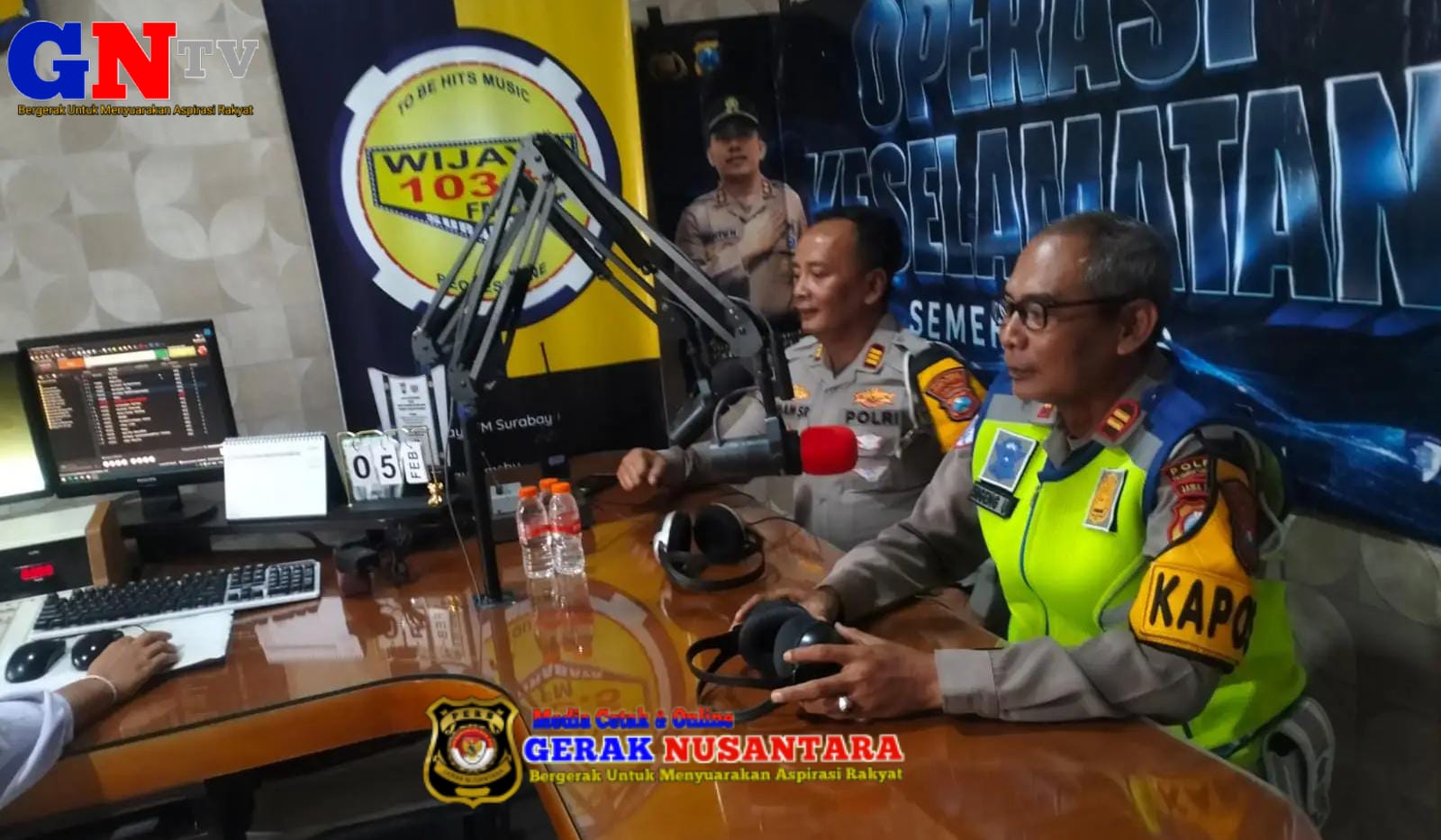 Gandeng Media Polres Pelabuhan Tanjungperak Ajak Warga Jadi Pelopor Tertib Lalu Lintas