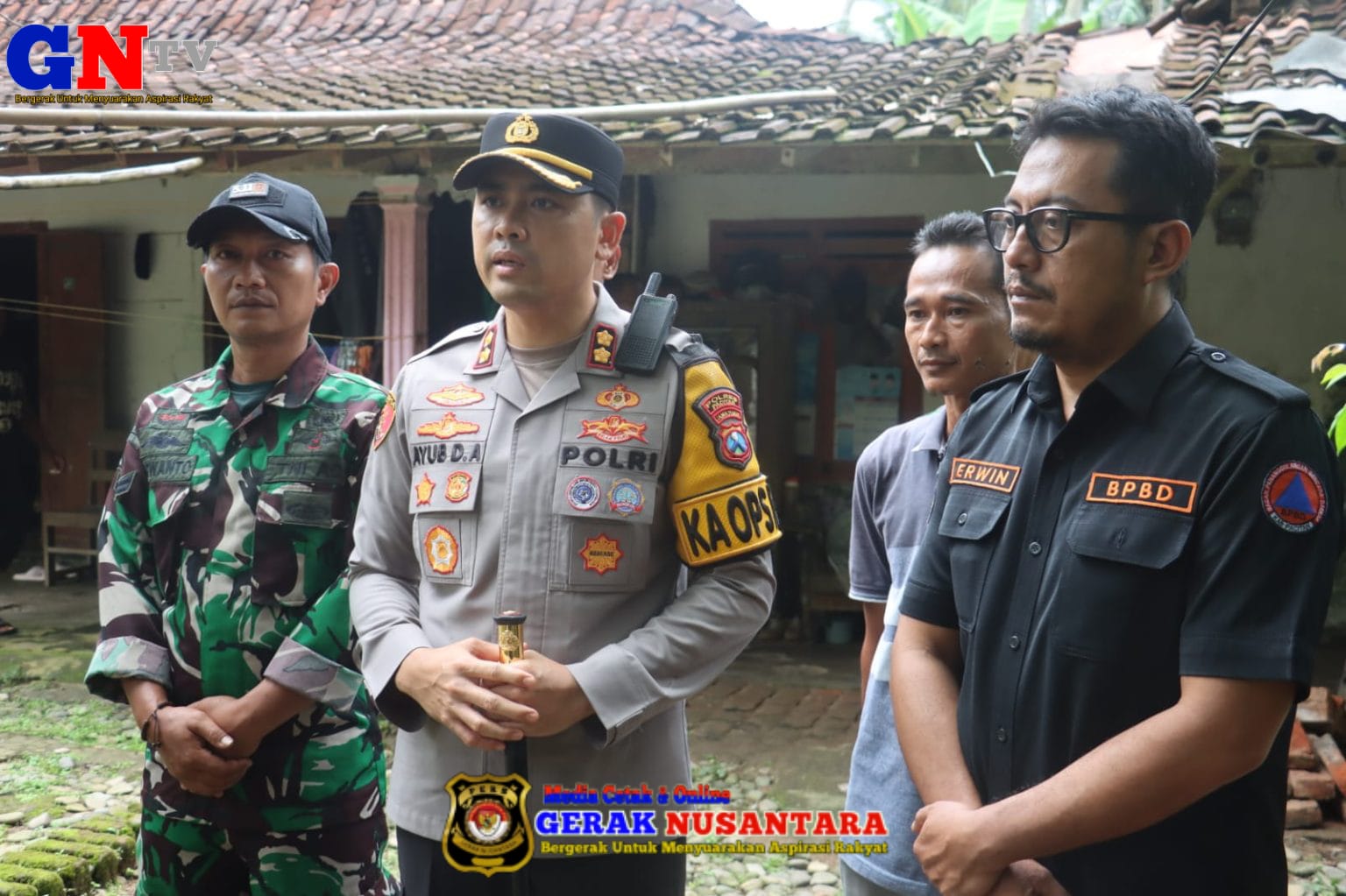 Polres Pacitan Salurkan Bantuan untuk Korban Gempa
