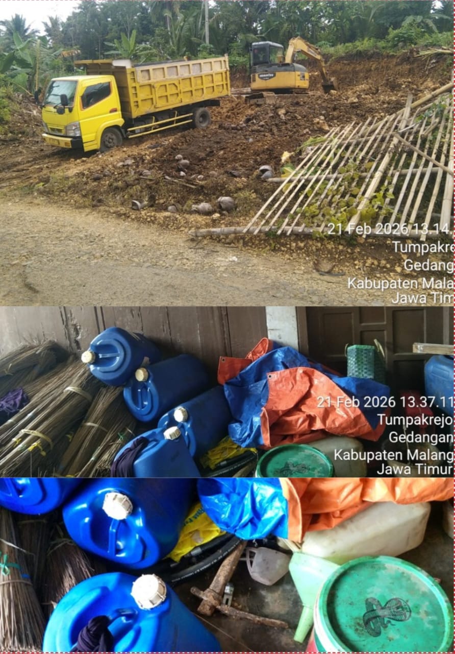 Kasus Galian C Milik (TS) di Gedangan Malang Diduga Tak Berijin dan Gunakan BBM Bersubsidi  