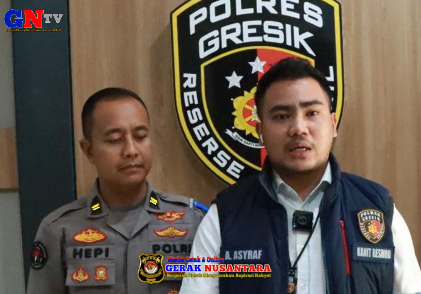 Kurang dari 24 Jam, Polres Gresik Amankan Tersangka Penganiayaan Saat Patrol Sahur