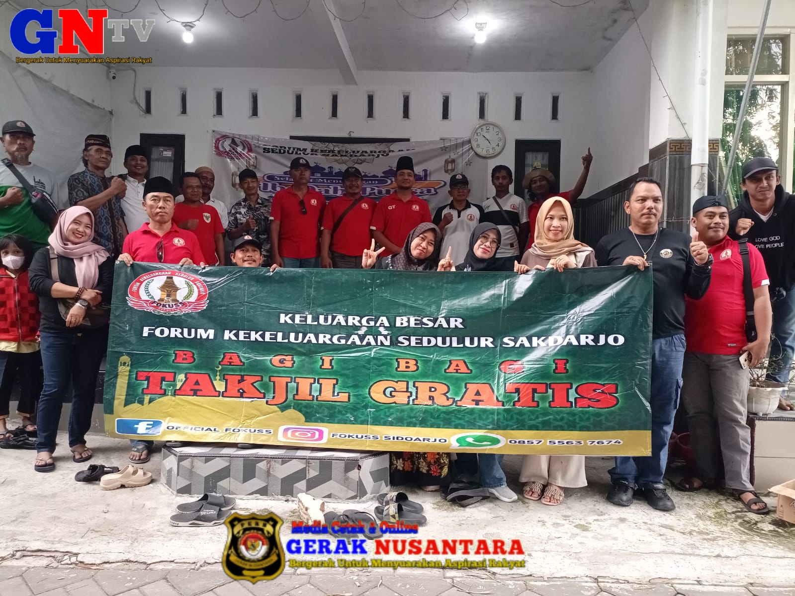 Fokuss Tebar kebaikan Bagi Takjil Gratis dan bukber 
