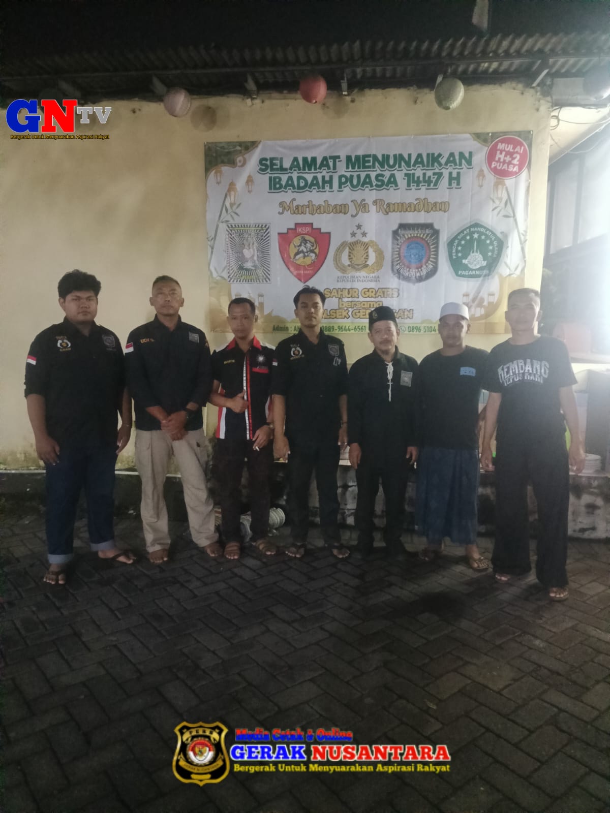 Bulan Penuh berkah Paguyuban Pencak Silat Ranting Gedangan Turun Ke Jalan Bukan Untuk Anarkis 