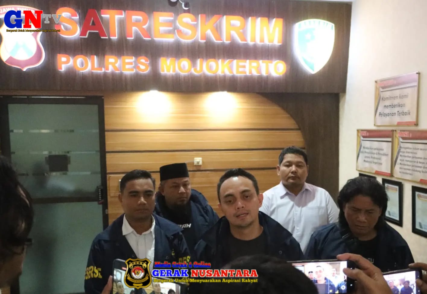 Polres Mojokerto Amankan 2 Tersangka Pencuri Truk Crane
