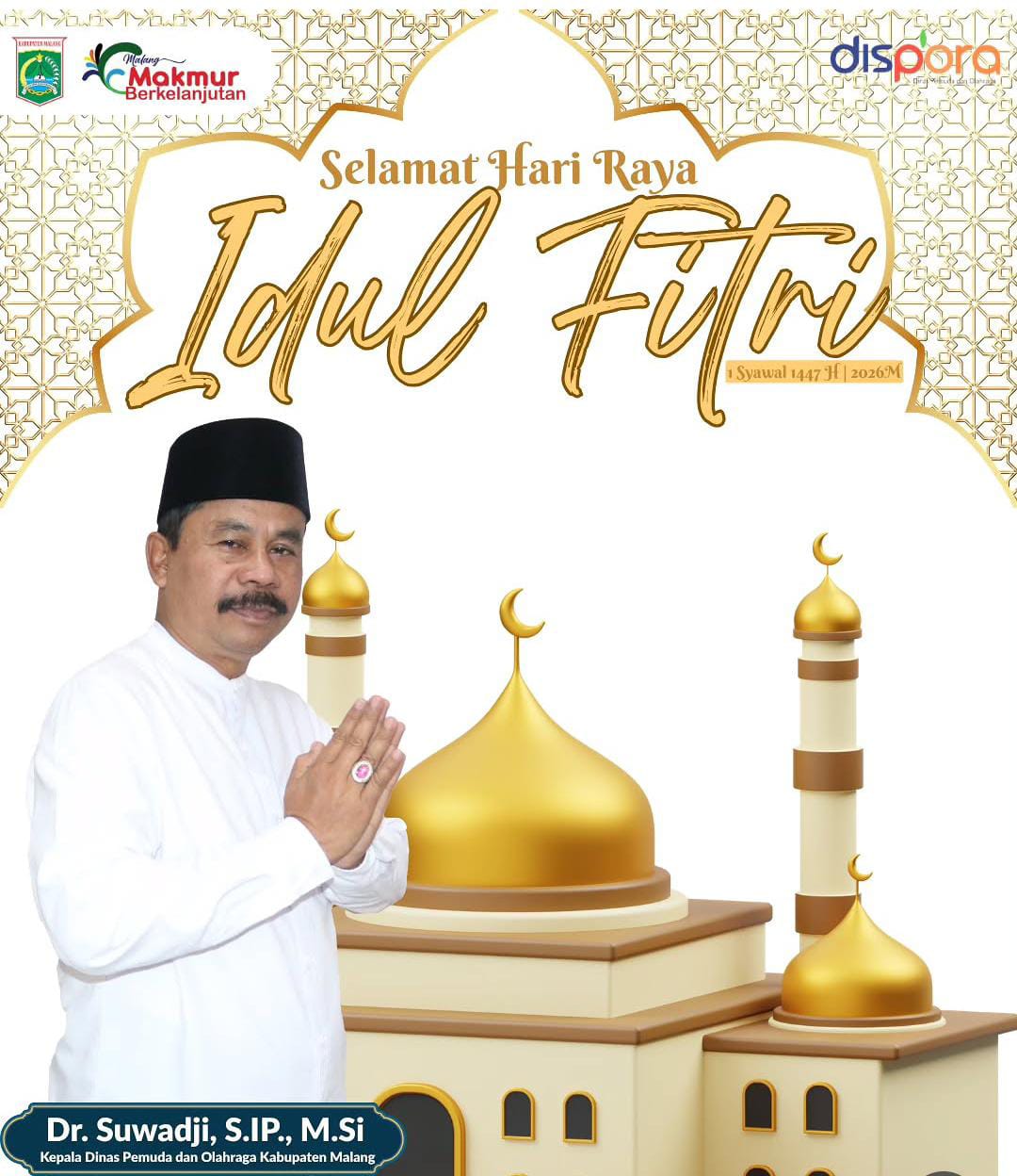 Dispora Kabupaten malang Mengucapkan Selamat Hari Raya Idul Fitri 1447 H