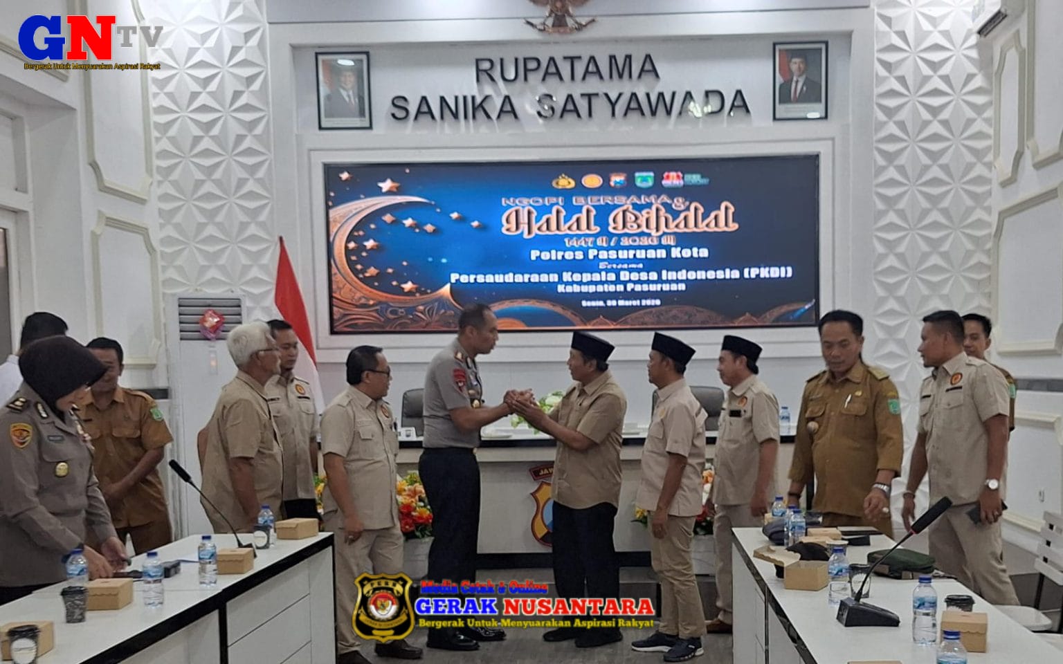 Perkokoh Silaturahmi Dan Sinergi Kamtibmas, Kapolresta Pasuruan Gelar Halal Bihalal Bersama PKDI Pasuruan