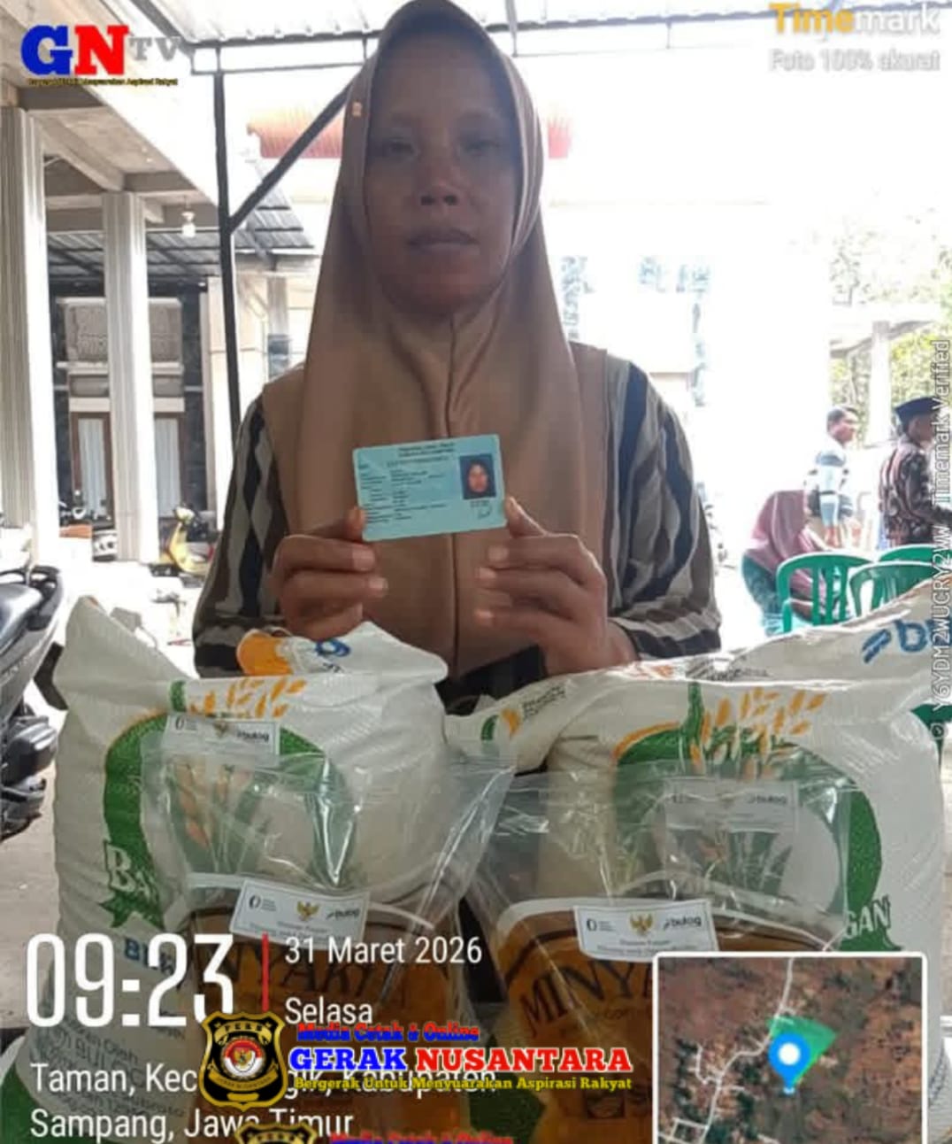 Penyaluran Bansos Sembako Desa Taman 2026
