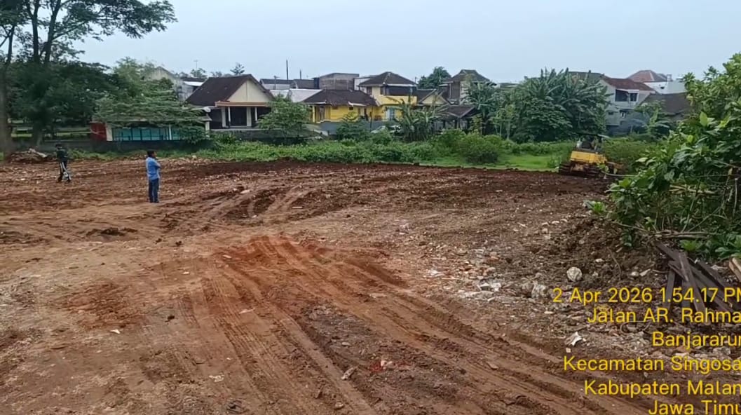 Diduga Ilegal! Penimbunan Tanah di Banjararum Singosari Berjalan Tanpa Izin, Status Lahan Simpang Siur