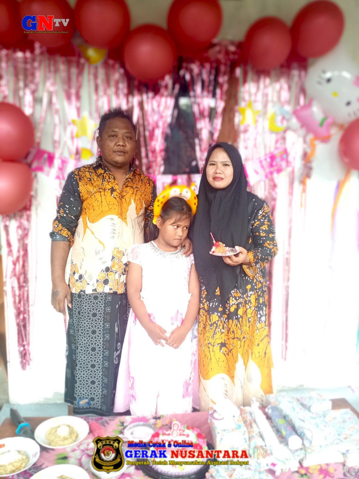 SELAMAT ULANG TAHUN KE-8! INTAN NUR AULIYA, PUTRI BAPAK AZIZ MAT TERBANG, RAYAKAN HARI SPESIAL DI DESA MAJANGAN  