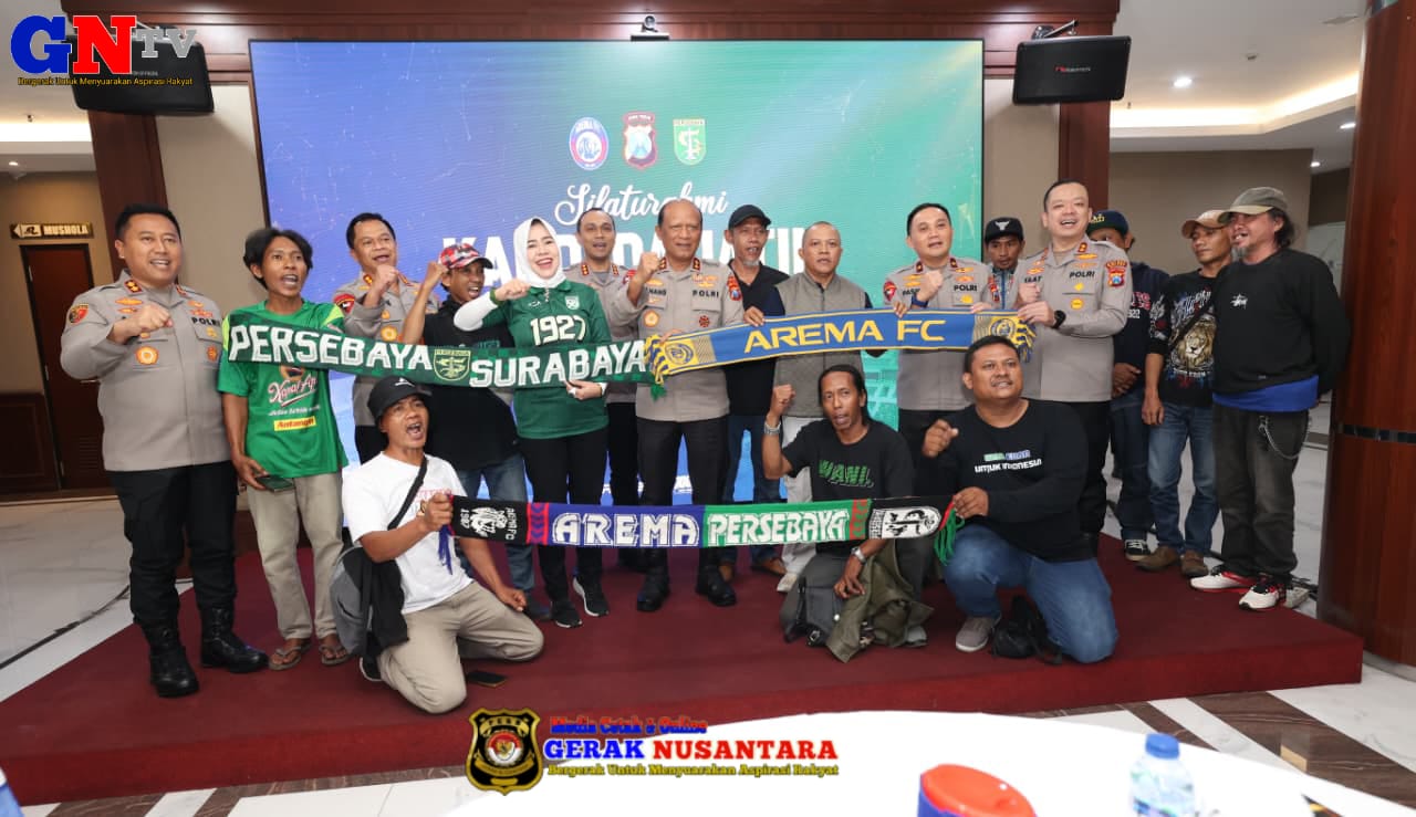 Kapolda Jatim Satukan Aremania – Bonek, Sepakat Tak Ada Rivalitas di Luar Lapangan
