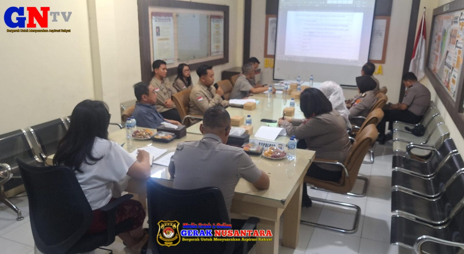 Satuan Pelayanan Pemenuhan Gizi Polres Pasuruan Kota Gelar Analisa dan Evaluasi Tingkatkan Kualitas MBG