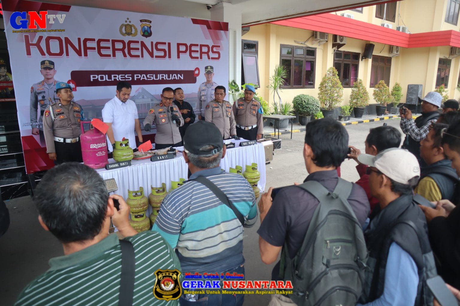 Polres Pasuruan Ungkap Kasus Penyalahgunaan LPG Subsidi, Dua Tersangka Diamankan