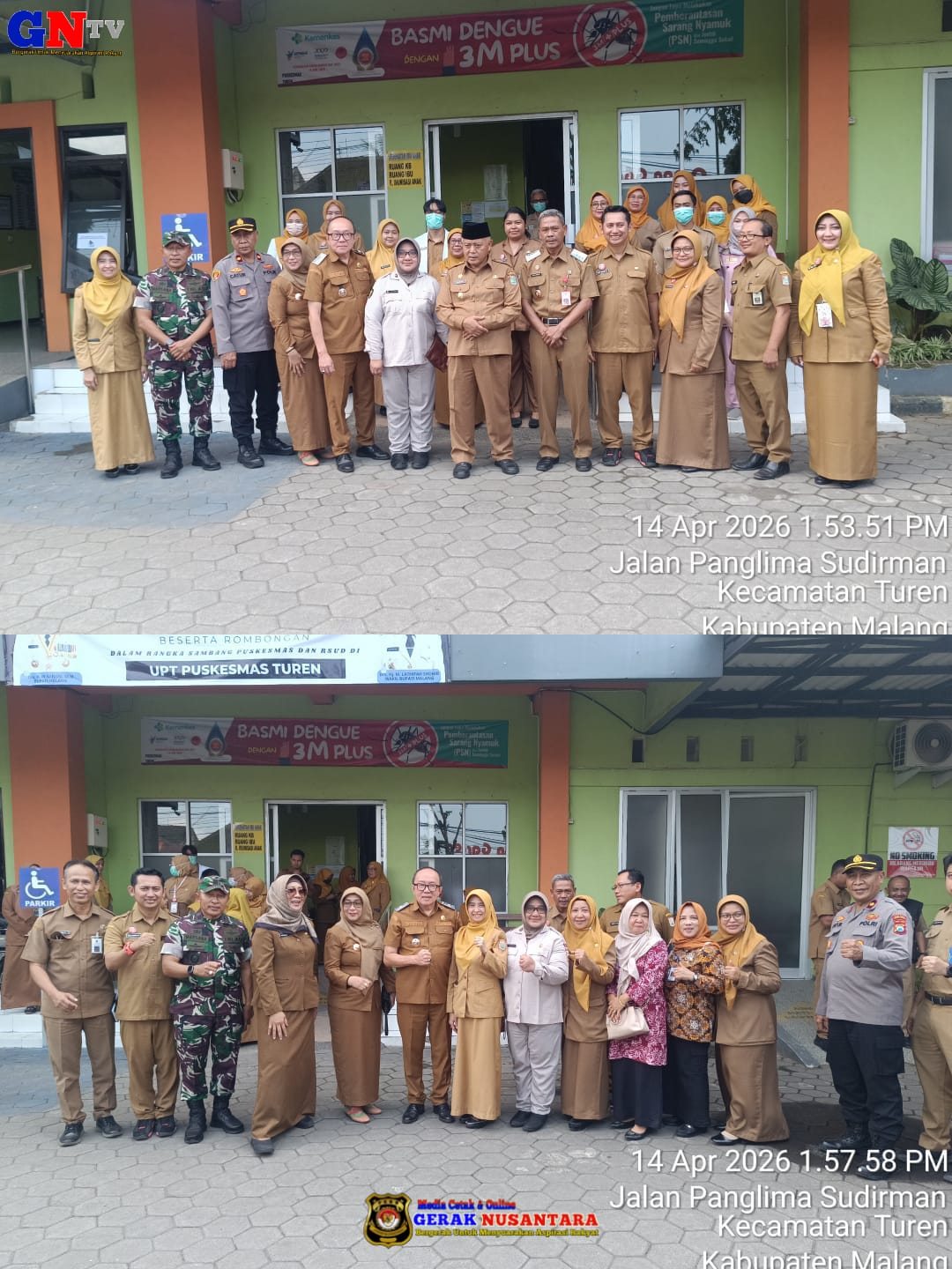 BUPATI SANUSI SAMBANG PUSKESMAS TUREN: TEKANKAN PELAYANAN SEPENUH HATI DAN KESEJAHTERAAN MASYARAKAT