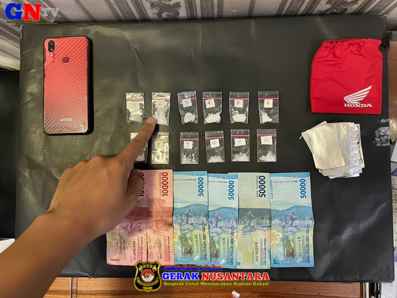 Polres Malang Amankan Tersangka Pengedar Sabu di Ampelgading