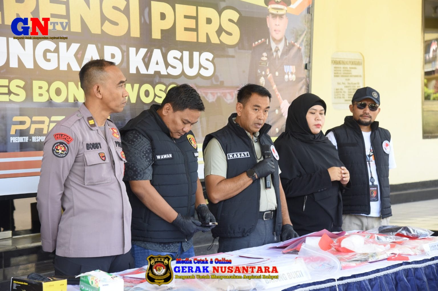 Polres Bondowoso Ungkap Jaringan Narkoba 5 Tersangka Pengedar Diamankan