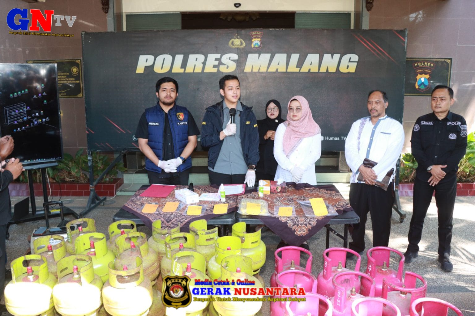Polres Malang Bongkar Sindikat Pengoplos LPG Bersubsidi di Kepanjen