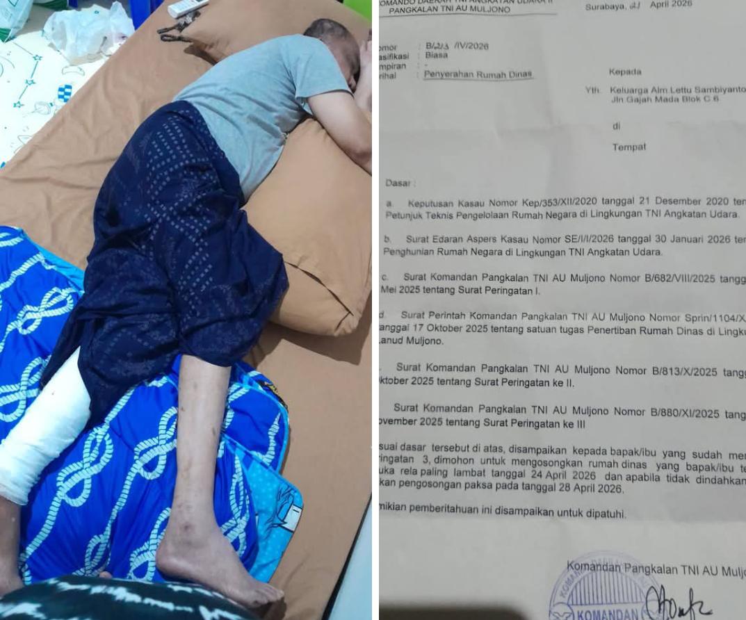 Di Ujung Senja, Pensiunan AURI Dihadapkan pada “Hadiah” Pengosongan Rumah Dinas