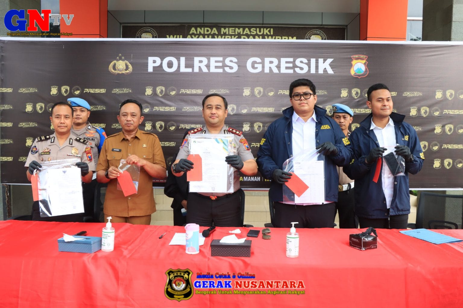 Polres Gresik Amankan Tersangka Penipuan Rekrutmen ASN Modus Jual Beli SK Palsu