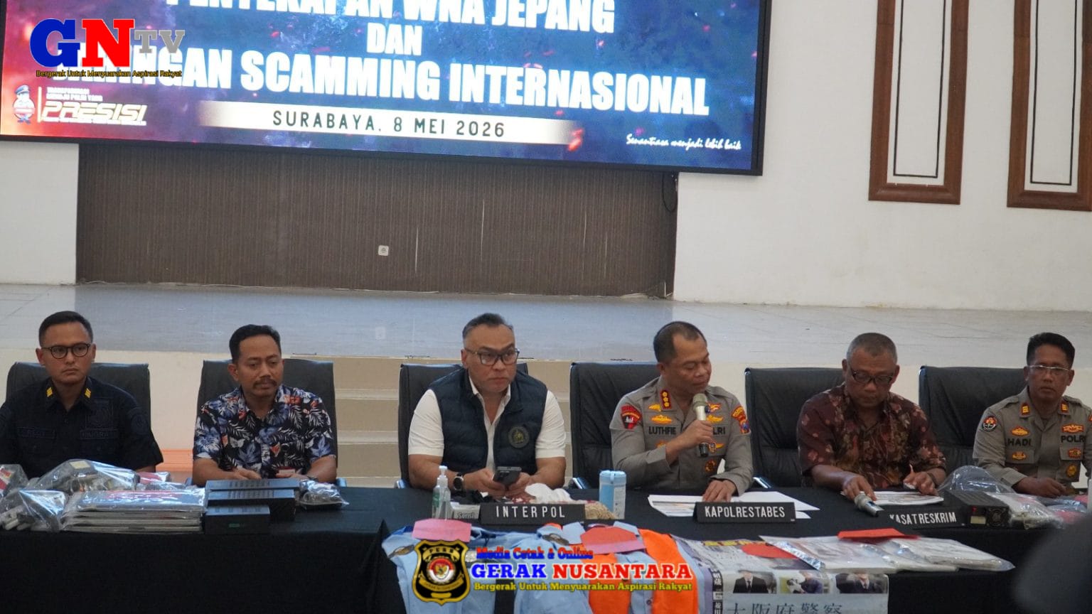Polrestabes Surabaya Bongkar Markas Scaming Jaringan Internasional 44 Orang Diamankan