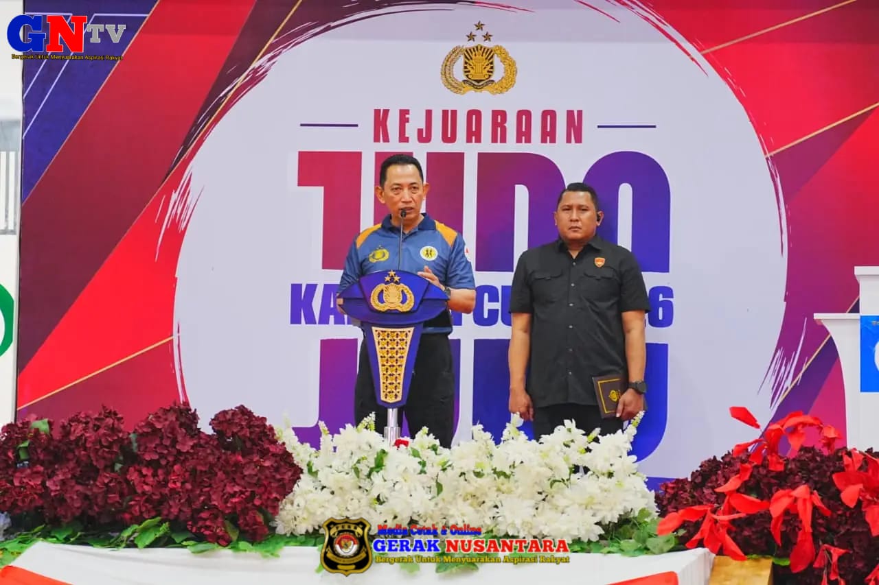 Kapolri Buka Judo Cup: Tanamkan Nilai Sportivitas hingga Persiapkan SDM Tangguh