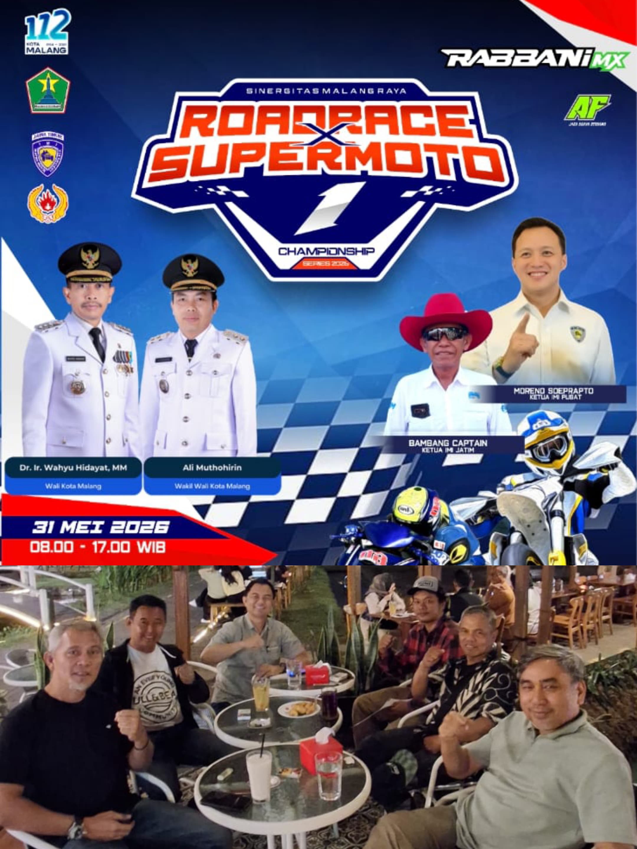 31 Mei Bergemuruh: Ajang Road Race Supermoto Malang Raya, Hadiah Utama Kendaraan Bermotor