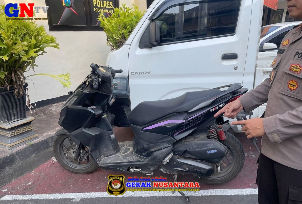 Gerak Cepat Polres Malang Amankan Dua Tersangka Curanmor di Ngajum