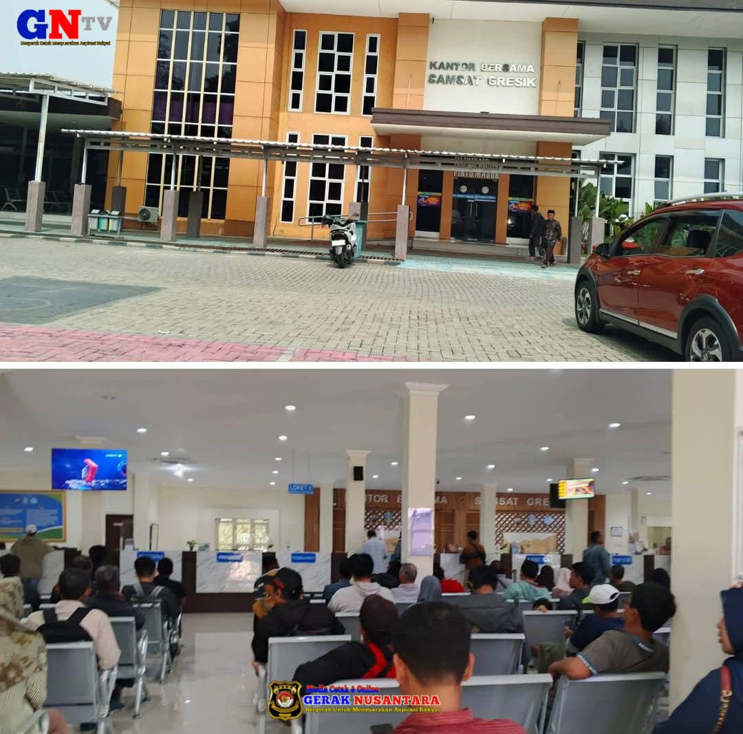 SAMSAT GRESIK TINGKATKAN PELAYANAN PUBLIK DI NILAI BAIK DAN MEMUASKAN  MASYARAKAT   