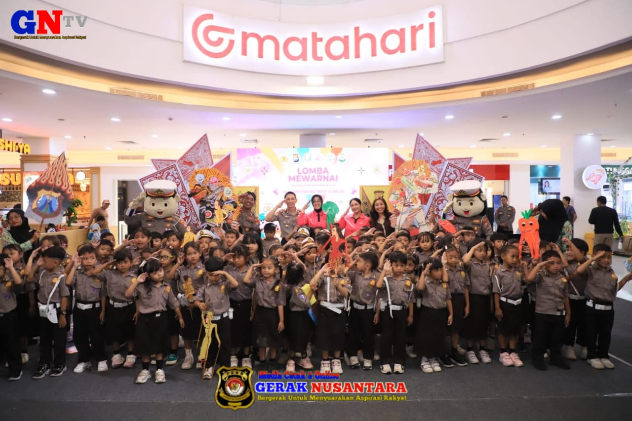 Polres Kediri Kota Gelar Wayang Karton Sarana Edukasi di HKGB ke-74 Tahun 2026