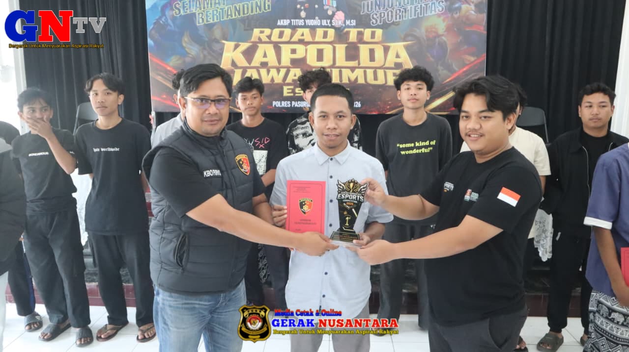 Semarak Hari Bhayangkara ke-80, Polres Pasuruan Kota Gelar Turnamen Mobile Legends 2026