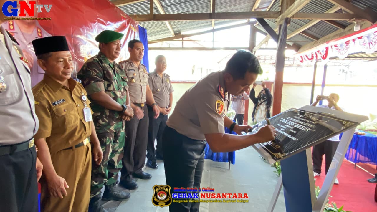Kapolres Probolinggo Resmikan Renovasi Polsek Bantaran dan Besuk,Tekankan Optimalisasi Pelayanan Publik