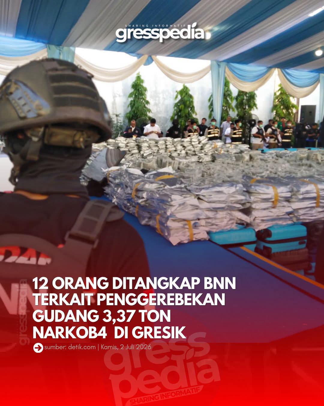 SINDIKAT NARKOBA GRESIK TERUNGKAP BNN