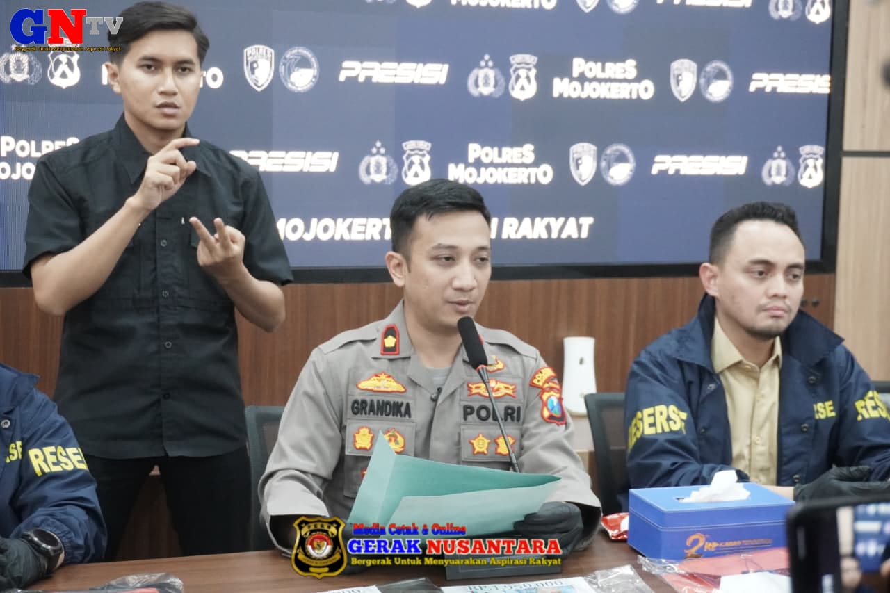 Polres Mojokerto Ungkap Kasus Penipuan Modus Uang Gaib, Dua Tersangka Diamankan 