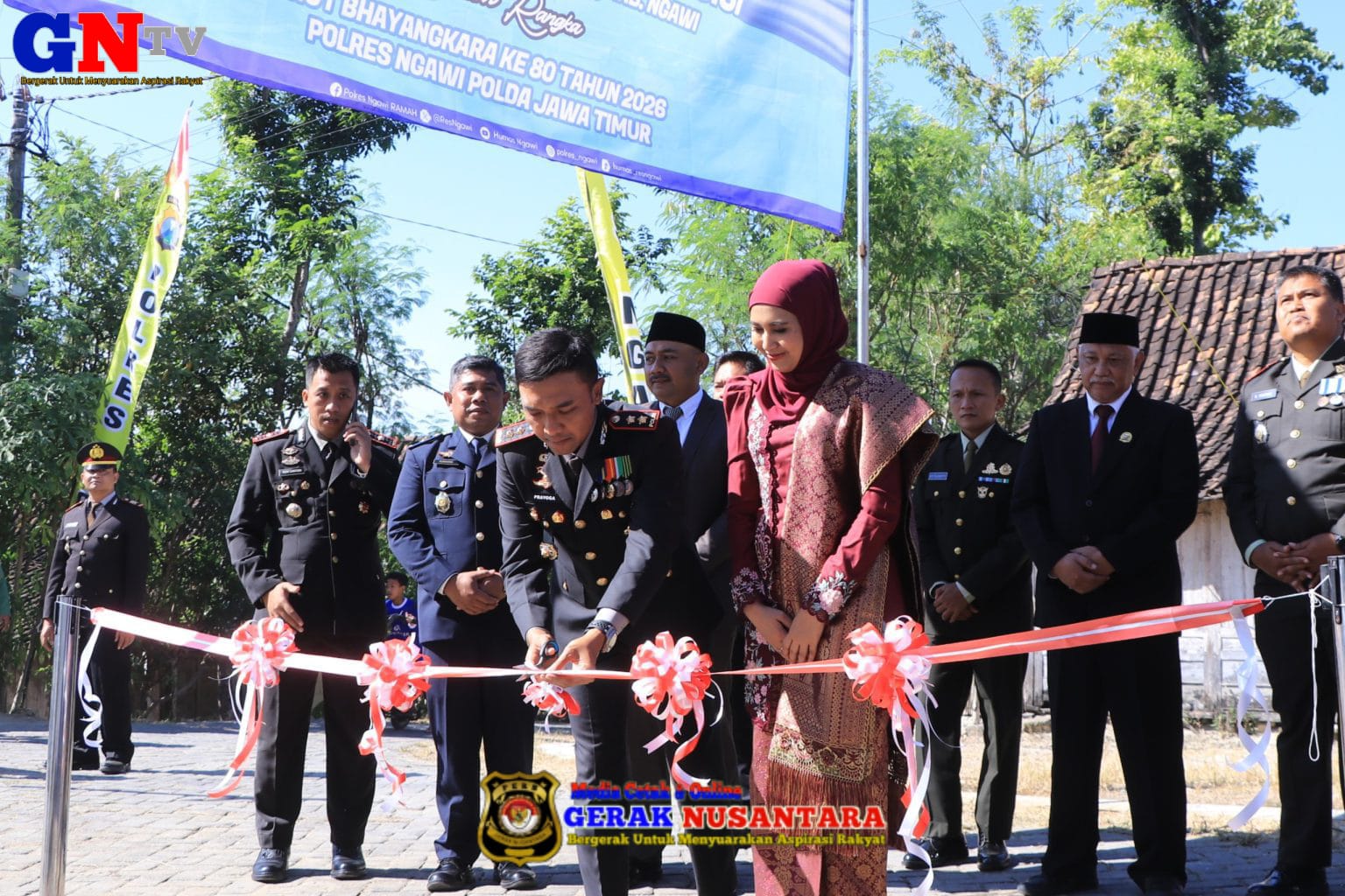 Hari Bhayangkara ke – 80, Polres Ngawi Bangun Sumur Bor Presisi untuk Masyarakat di Bringin