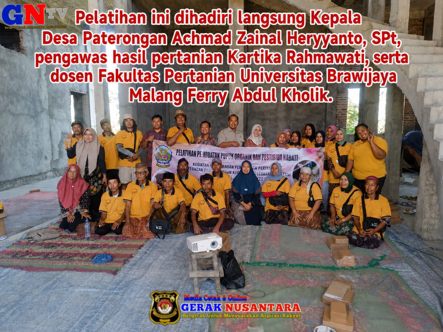 Dukung Sukses Program Tembakau, Petani Desa Paterongan Dilatih Buat Pupuk Organik Dan Pestisida Nabati  