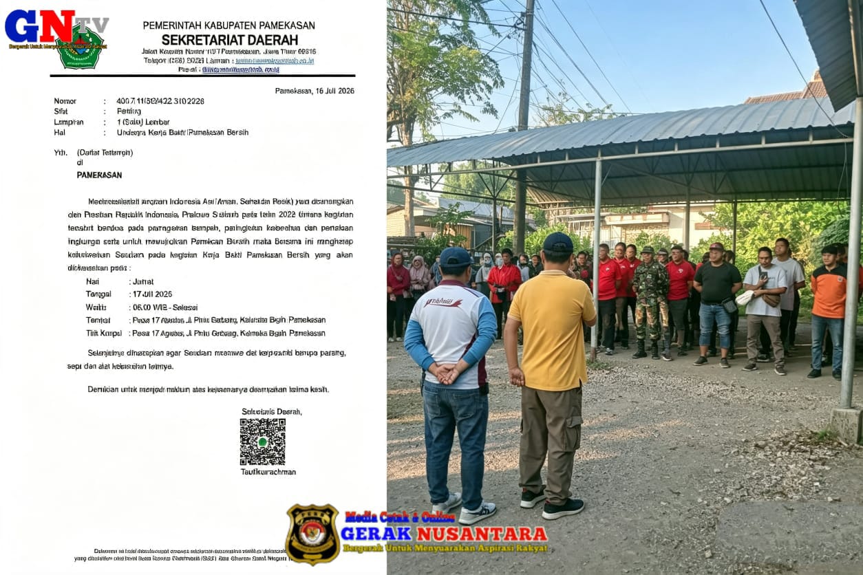 Tanpa Sekat Hierarki, Forkopimda Pamekasan Bersihkan Pasar 17 Agustus: Wujud Nyata "Indonesia Asri"