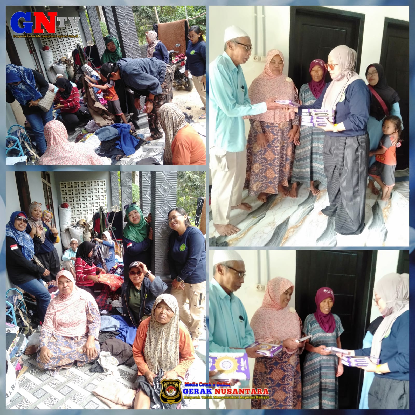 Beberapa komunitas Salurkan Al-Qur