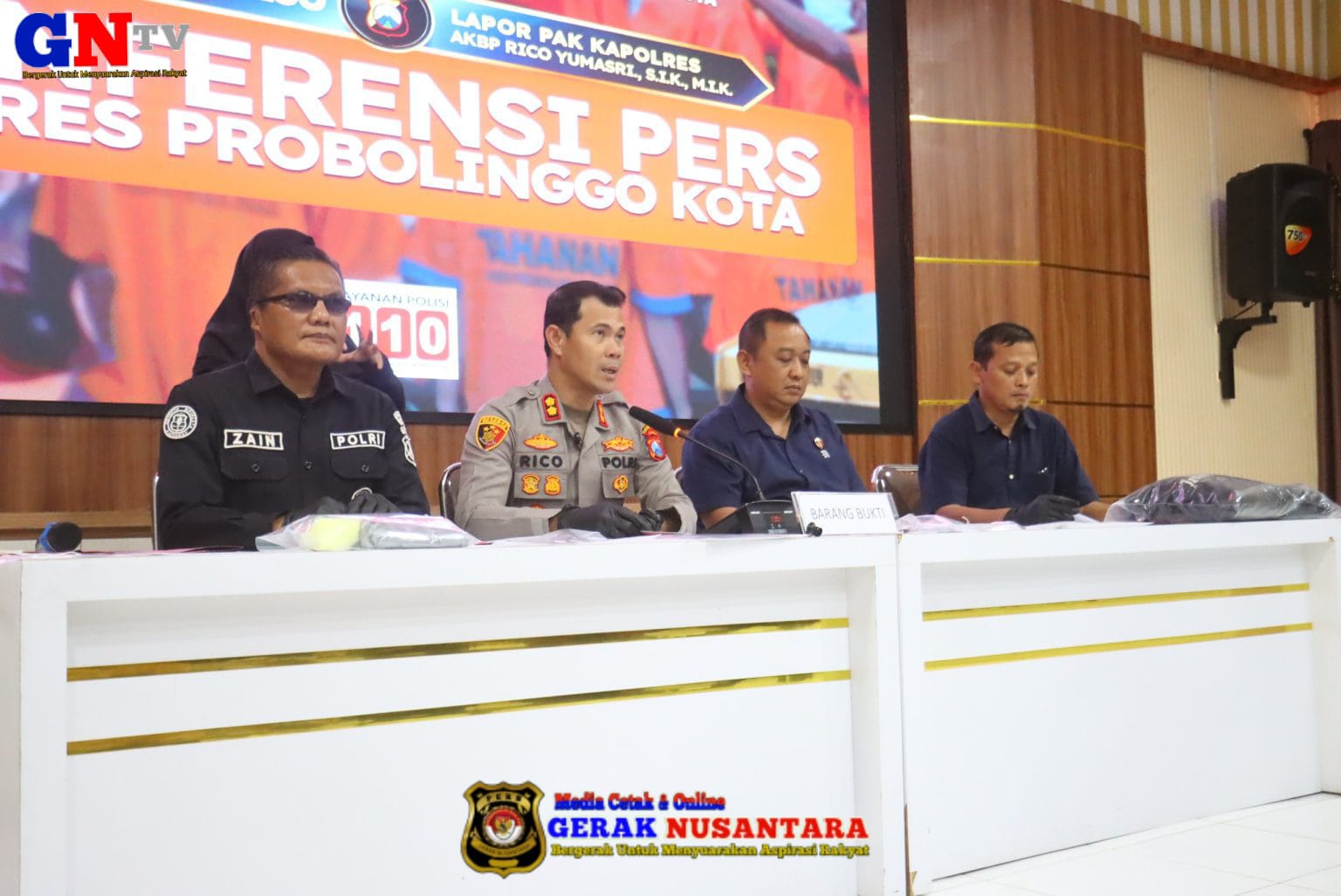 Polresta Probolinggo Amankan 5 Tersangka Pelempar Bondet di Mayangan
