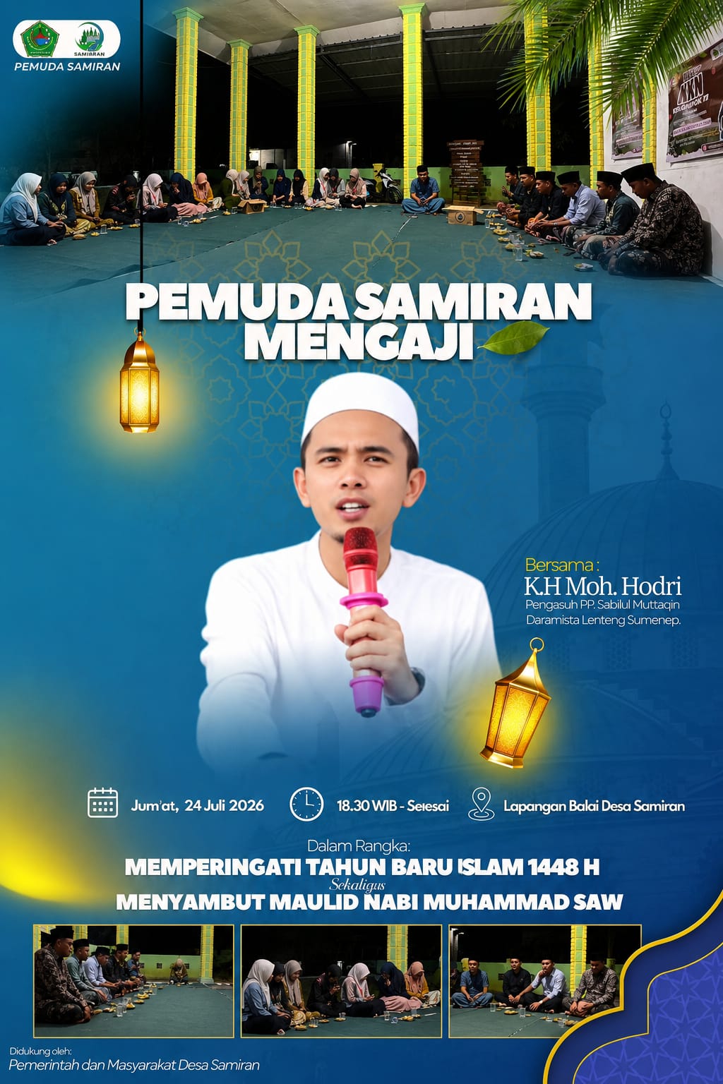PEMUDA SAMIRAN MENGAJI, MOMENTUM MEMPERKUAT UKHUWAH DAN MENYEMARAKKAN TAHUN BARU ISLAM 1448 H
