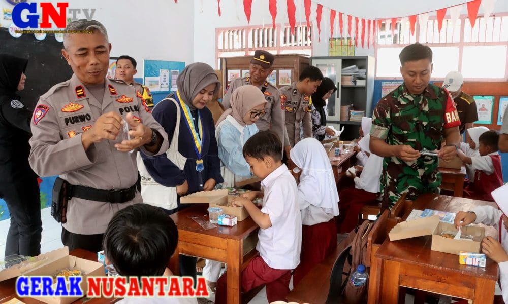 Sinergitas Polres Probolinggo Bersama Mahasiswa Sukseskan Program MBG