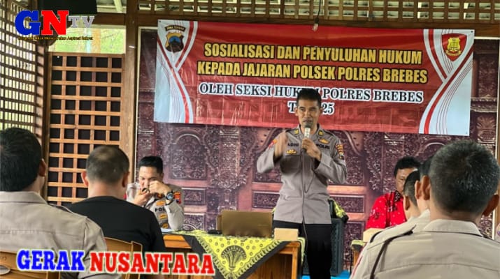 Polres Brebes Gelar Sosialisasi Hukum Kepada Bhabinkamtibmas dan Tokoh Masyarakat