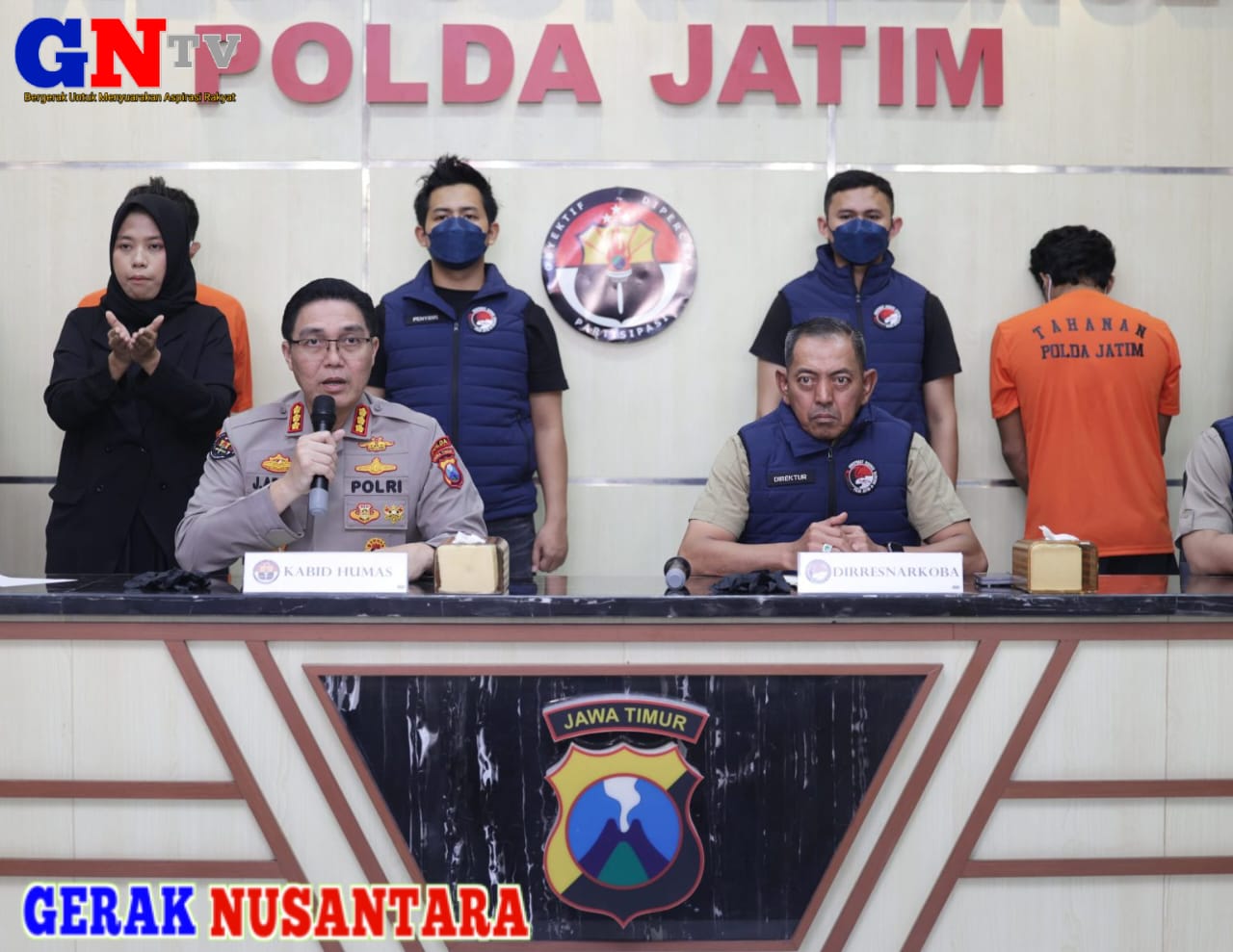 Polda Jatim Berhasil Ungkap Jaringan Narkoba Internasional 21 Kg Sabu Senilai 22 Milyar Disita
