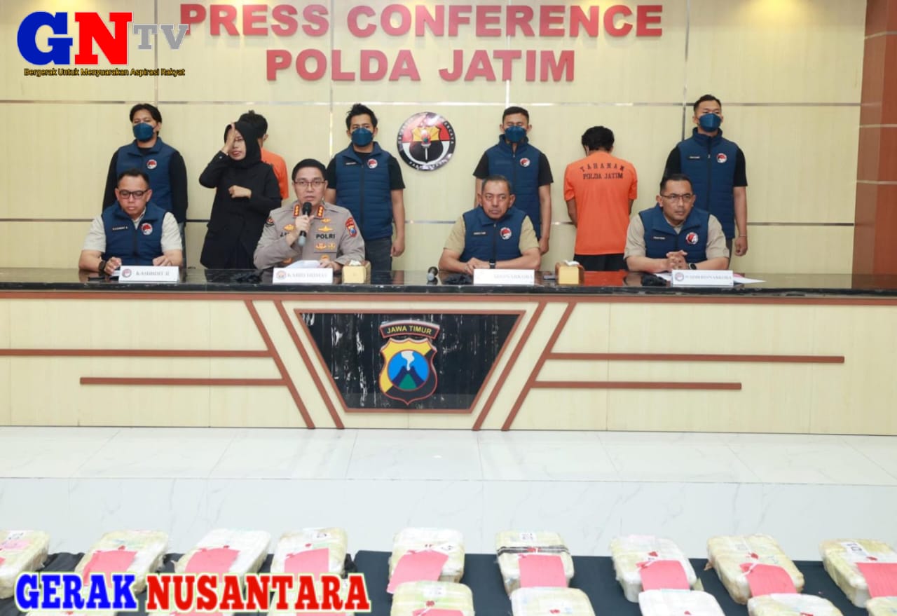 Berhasil Gagalkan Penyelundupan Sabu 21 Kg Jaringan Internasional, Polda Jatim Selamatkan 100 Ribu Jiwa