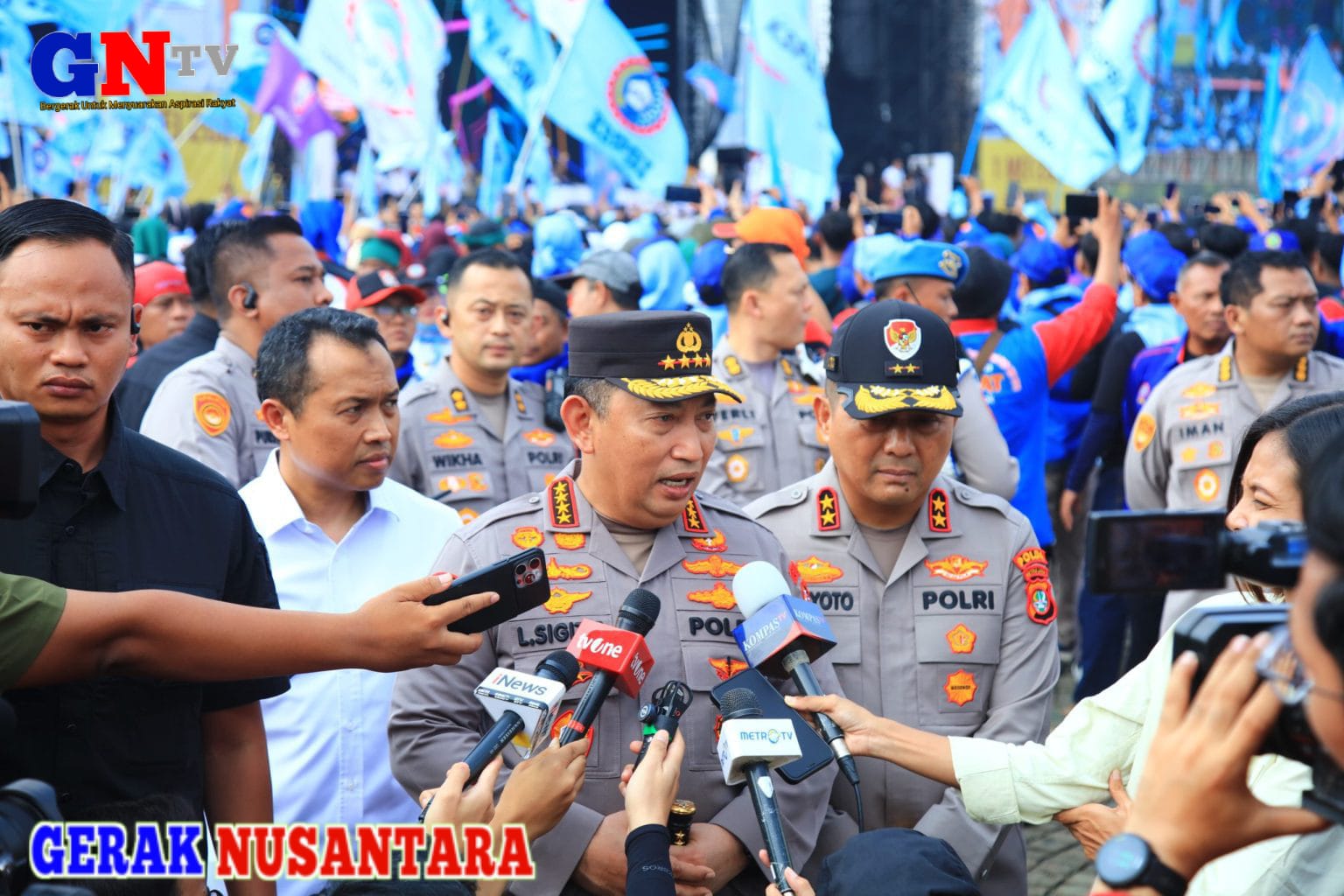 Kapolri Pastikan Kawal hingga Tuntas Hari Buruh di Monas yang Dihadiri Presiden