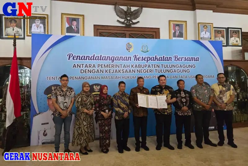 Pemkab Tulungagung Tandatangani MoU dengan Kejaksaan Negeri untuk Penanganan Keperdataan