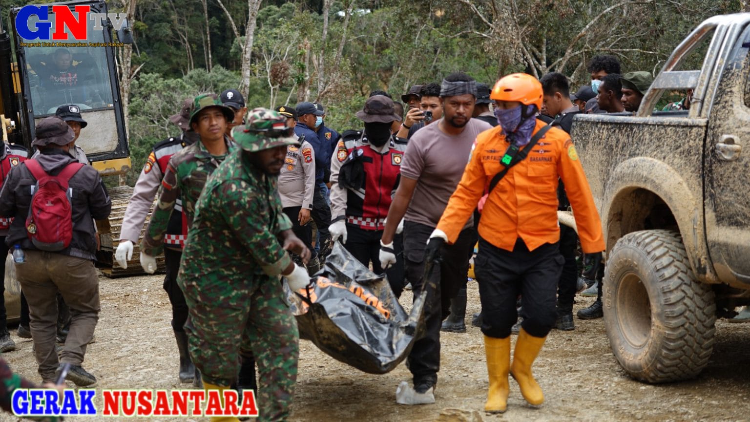 Hari Ke-5 Penanganan Banjir Bandang, Karo Ops Polda Papua Barat Tinjau Lokasi Bencana di Pegunungan Arfak